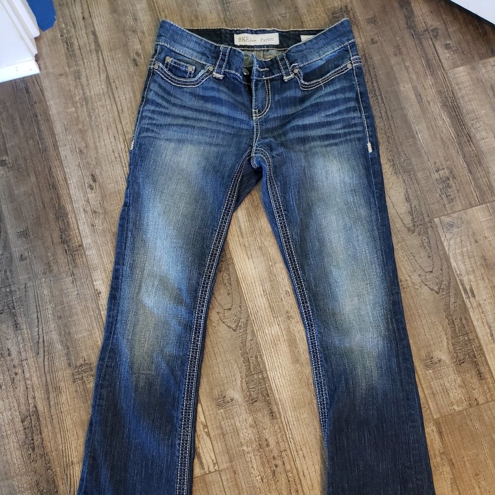 BKE PEYTON BOOTCUT DENIM 27L- 27X33 1/2